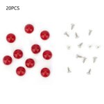Rivets de boules de perles acryliques pour la d�coration de boucle de chaussure de chapeau (10mm porcelaine ...