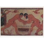 Rome - tombe des augures - peinture murale - ref. 011 573 Rome - tombe des augures - peinture murale - ref. 011 573