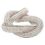 Rond cristal verre strass cha�ne garnitures tube applique v�tements accessoires(ab couleur)