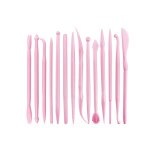 Rose - ensemble d'outils de mise en forme en argile plasticine, 14 pices / lot, outils de dcoration ...