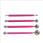 Rose rouge - outils de sculpture en pâte a modeler, outil de bricolage professionnel en acier inoxydable, ... Rose rouge - outils de sculpture en pâte a modeler, outil de bricolage professionnel en acier inoxydable, ...