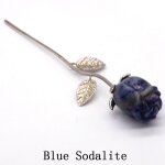 Rose sculpte en pierre naturelle, cadeau de nol, plantes de simulation, citrofleurs, ornements de table ...