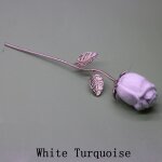 Rose sculpte en pierre naturelle, cadeau de nol, plantes de simulation, citrofleurs, ornements de table ...