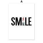 Rouge a l�vres a talons hauts, citation de mode, peinture sur toile d'art mural, affiches et imprim�s ...