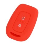 Rouge1 - housse de télécommande en silicone a 2 boutons, pour renault duster sandero kwid logan clio ... Rouge1 - housse de télécommande en silicone a 2 boutons, pour renault duster sandero kwid logan clio ...