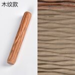 Rouleau de pte a bois, outils en cramique, sculpture sur bois, poterie, texture du bois, motif en relief, ...