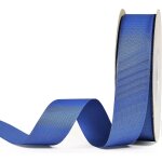 Rouleau de ruban gros - grain solide heyone - 1 pouce 25 verges pour rubans d'emballage cadeau, bleu ...