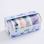 Ruban adh�sif d�coratif washi en fleurs de cerisier japonais, stickers de masquage pour scrapbooking, ...