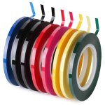 Ruban adh�sif pour tableau blanc, paquet de 8, couleurs assorties, ruban mince pour tableau effa�able ...