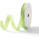 Ruban cadeau vert, ruban a carreaux, ruban de satin ruban cadeau emballage ruban satin ruban de dcoration ...