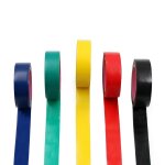 Ruban electrique en pvc rsistant a l'usure, ignifuge, isolant sans plomb, blanc, noir, rouge, bleu, ...