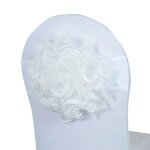 Ruban de noeud de chaise de mariage de fleur, evnement de fte, banquet d'htel, dcoration a la maison, ...