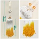 Ruban suspendu d'oreille avec pompon epe tai chi, pompon d'pe traditionnel chinois tai chi kung fu ...