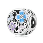 S925 argent sterling fleur papillon perles - diy bracelet collier accessoires