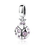 S925 perles de bricolage en argent sterling avec pendentif petit scarabe -