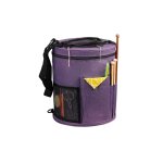 Sac a tricoter organisateur de fil sac de rangement fourre - tout avec bandoulire - violet