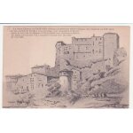 Sain - bel - le vieux chateau construit au xii eme d'apr�s une vieille estampe - tbe - ref 060055
