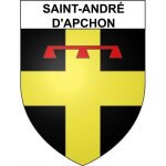 Saint - andr� - d'apchon 42 ville sticker blason ecusson autocollant adh�sif - taille : 17 cm