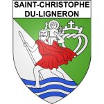 Saint - christophe - du - ligneron 85 ville sticker blason ecusson autocollant adh�sif - taille : 12 ...
