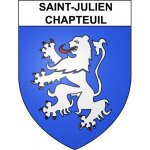 Saint - julien - chapteuil 43 ville sticker blason ecusson autocollant adhsif - taille : 4 cm