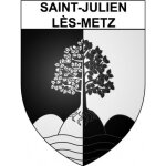 Saint - julien - l�s - metz 57 ville stickers blason autocollant adh�sif - taille : 8 cm