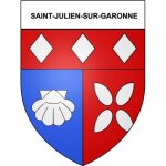 Saint - julien - sur - garonne 31 ville stickers blason autocollant adh�sif - taille : 17 cm