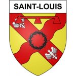 Saint - louis 57 ville sticker blason ecusson autocollant adh�sif - taille : 17 cm