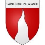 Saint - martin - lalande 11 ville stickers blason autocollant adhésif - taille : 17 cm Saint - martin - lalande 11 ville stickers blason autocollant adhésif - taille : 17 cm