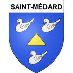 Saint - m�dard 57 ville sticker blason ecusson autocollant adh�sif - taille : 17 cm