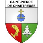 Saint - pierre - de - chartreuse 38 ville stickers blason autocollant adh�sif - taille : 17 cm