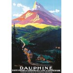 Saint pierre de chartreuse - plm - dauphin� - pic de chamechaude - 50x70cm - affiche / poster envoi en ...