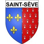 Saint - s�ve 33 ville stickers blason autocollant adh�sif - taille : 17 cm