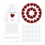 Saint - valentin cadeau saint - valentin 3d cristaux coeur cartes bricolage kit avec cristaux de coeur ...