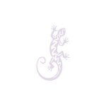 Salamandre autocollant sticker adhésif gris lézard - taille : 4 cm Salamandre autocollant sticker adhésif gris lézard - taille : 4 cm