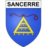 Sancerre 18 ville stickers blason autocollant adhésif - taille : 17 cm Sancerre 18 ville stickers blason autocollant adhésif - taille : 17 cm