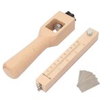 Sangle en cuir rglable bois - cutter craft bande ceinture main cutting tool