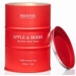 Sansh - bougie parfumes en cire de soja naturelle, bougies non toxiques aux fruits et aux fleurs, cadeau ...