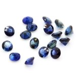 Saphir bleu. if - vvs1. rond. ( vendu a l'unit� ). ceylan, sri lanka - 1, 7 mm