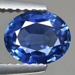 Saphir bleu royal aaa. 1. 21 cts. vvs. ceylan, sri lanka