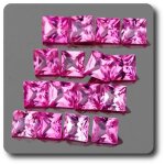 Saphir rose. 0. 04 cts. 1, 80 mm. if - vvs1 ( vendu a l'unit� ) ceylan, sri lanka