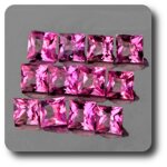 Saphir rose . 0. 13 cts. 2, 70 mm. if - vvs1 (vendu a l'unit� ) ceylan, sri lanka