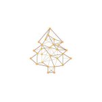 Sapin de noel autocollant num�ro logo 992 adh�sif sticker - taille : 17 cm