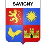 Savigny 52 ville sticker blason ecusson autocollant adhsif - taille : 17 cm