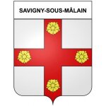 Savigny - sous - mlain 21 ville stickers blason autocollant adhsif - taille : 4 cm
