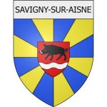 Savigny - sur - aisne 08 ville stickers blason autocollant adhsif - taille : 8 cm