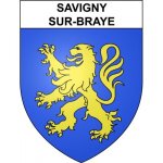 Savigny - sur - braye 41 ville sticker blason ecusson autocollant adhsif - taille : 12 cm