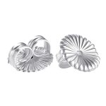 Sculpture de boucles doreilles dos argent or boucle doreille stopper pour accessoires de bijoux de ...