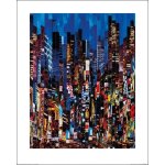 Serge mendjisky - night colour - affiche / art print sur papier epais / envoi en tube