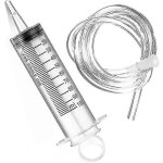 Seringue en plastique avec tuyau flexible grande seringue de mesure en plastique pour laboratoires scientifiqu ...
