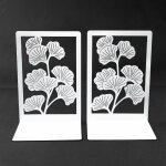Serre - livres en métal ginkgo scalp pour les amateurs de livres, porte - bonheur, etagère a livres, ... Serre - livres en métal ginkgo scalp pour les amateurs de livres, porte - bonheur, etagère a livres, ...